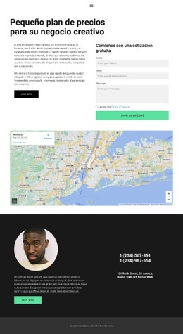 Mapa Plantillas HTML5 | Nicepage