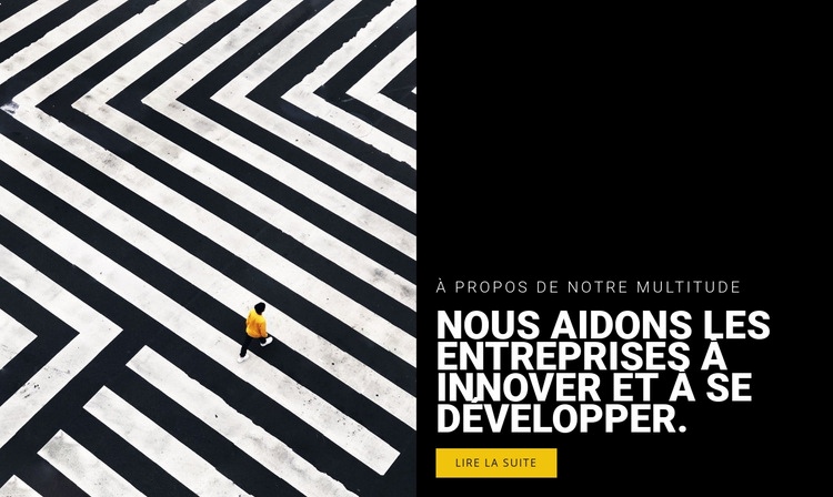 Les entreprises innovent et se développent Modèles de constructeur de sites Web