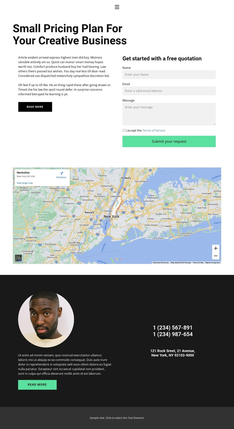 Find us on the map HTML5 Template