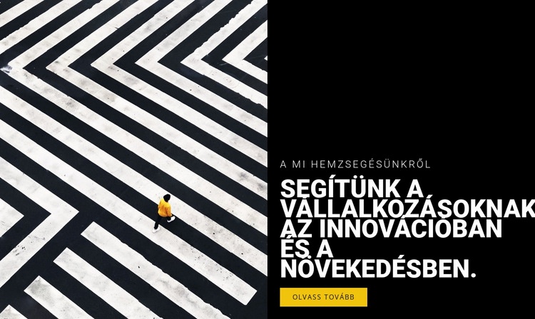 A vállalkozások innoválnak és növekednek CSS sablon