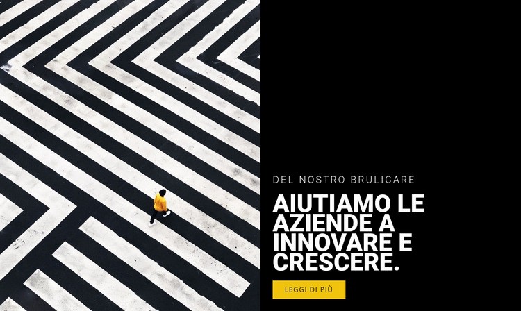 Le aziende innovano e crescono Costruttore di siti web HTML