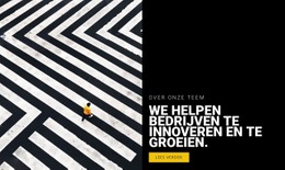 Geweldige Sjabloon Van Één Pagina Voor Bedrijven Innoveren En Groeien