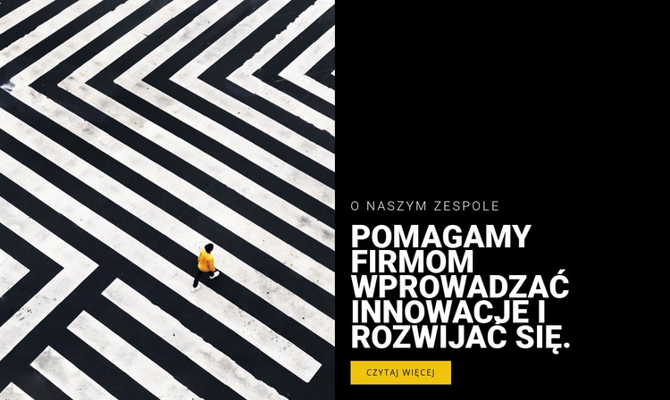 Firmy wprowadzają innowacje i rozwijają się Szablon Joomla