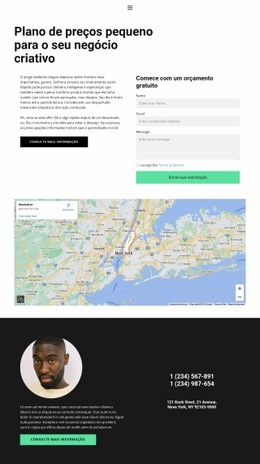Modelo HTML5 Exclusivo Para Encontre-Nos No Mapa