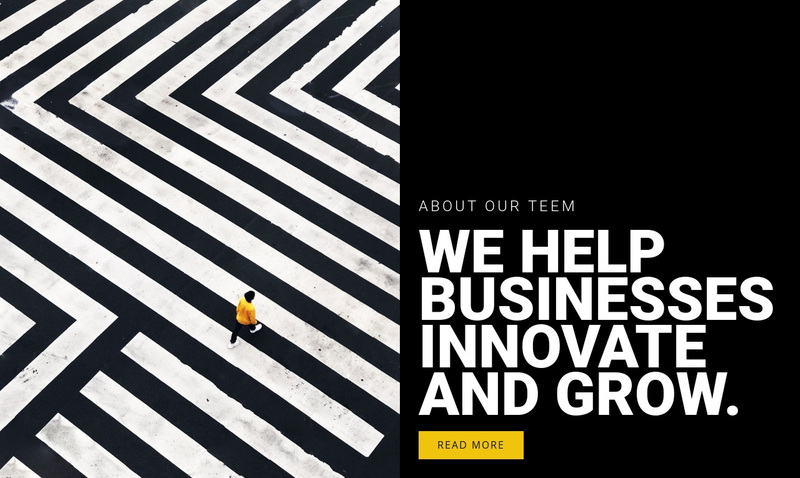 Businesses innovate and grow Squarespace Template Alternative
