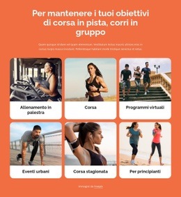 Correre Con Altre Persone - HTML5 Website Builder