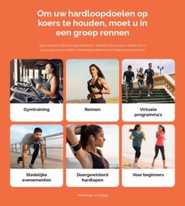 Hardlopen Met Andere Mensen - Responsieve Websitebouwer