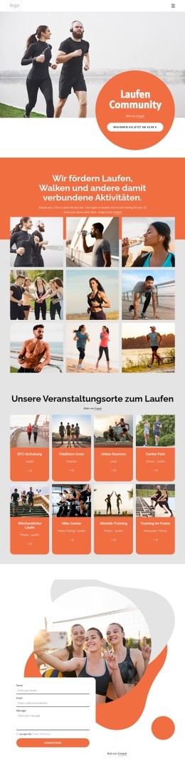 Laufclub - Create HTML Page Online