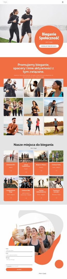 Klub Biegowy - Create HTML Page Online