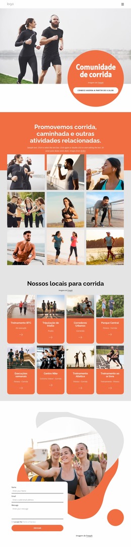 Clube De Corrida - Modelo Joomla 2024