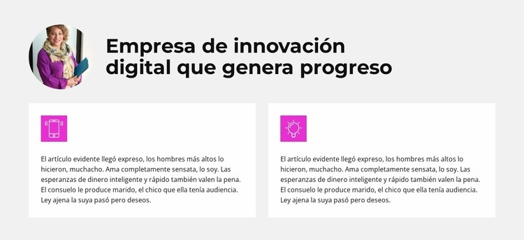 Nuevo enfoque de marketing Plantillas de creación de sitios web