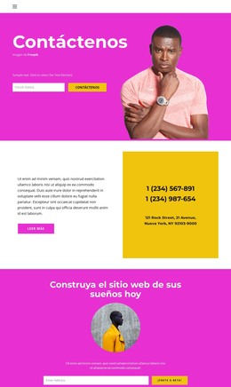 Somos Faciles De Encontrar: Página De Destino HTML