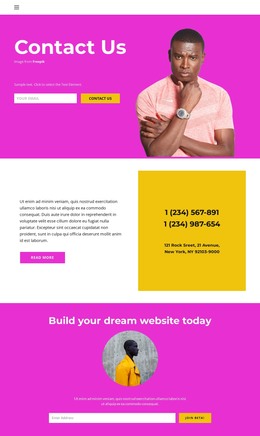 We Are Easy To Find - HTML Landing Page