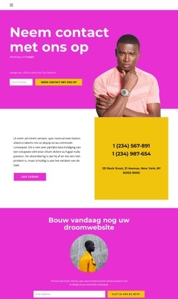 Wij Zijn Gemakkelijk Te Vinden - HTML Website Builder