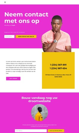 Wij Zijn Gemakkelijk Te Vinden - Sjabloon Voor Bestemmingspagina'S