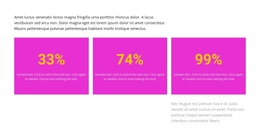 Results In Percentage - Multi-Purpose One Page Template