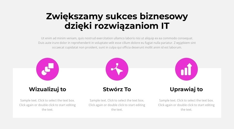 Od pomysłu do zwycięstwa Szablony do tworzenia witryn internetowych