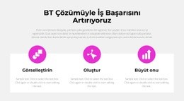 Fikirden Kazanmaya - Kişisel Web Sitesi Şablonu