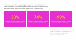 Homepage Design For Results In Percentage