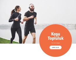 Herkes Için Koşu Grubu - HTML Kod Şablonu