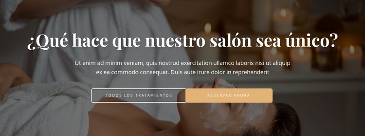 Encuentra tu tratamiento Plantillas de creación de sitios web