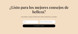 Consejos De Belleza Secretos Plantilla