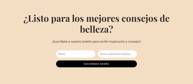 Consejos de belleza secretos Plantilla Joomla