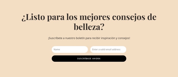 Consejos de belleza secretos Tema de WordPress