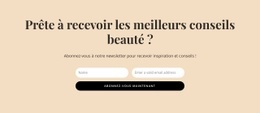 Conseils Beauté Secrets - Website Creator HTML