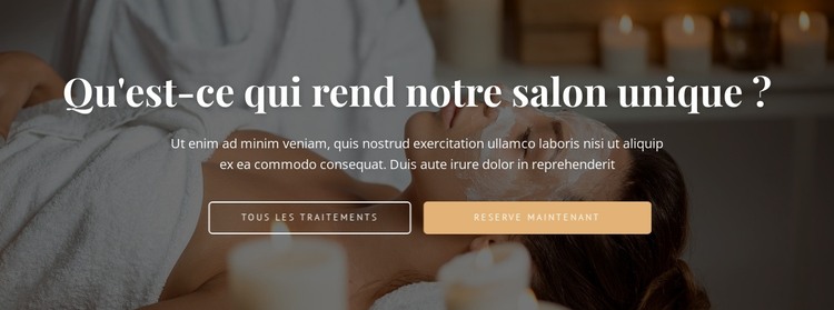 Trouvez votre traitement Modèle HTML