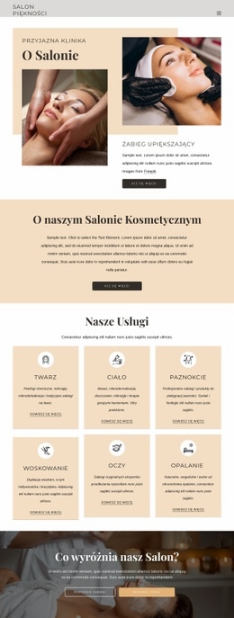 Zabiegi Kosmetyczne I Estetyczne - Create HTML Page Online