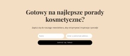 Sekretne Porady Kosmetyczne - Konfigurowalny, Profesjonalny Projekt