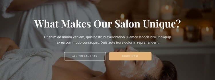 Find your treatment Squarespace Template Alternative