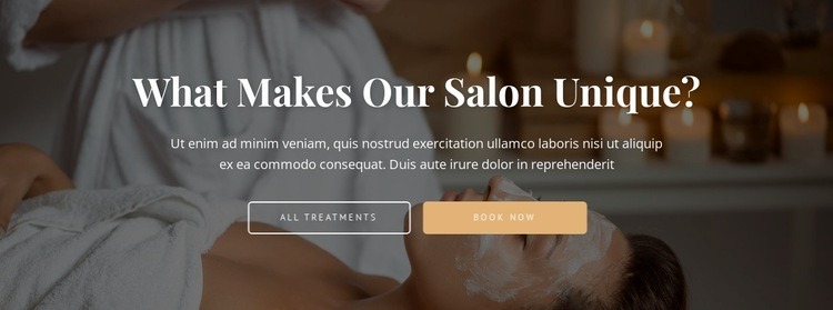 Find your treatment Wix Template Alternative