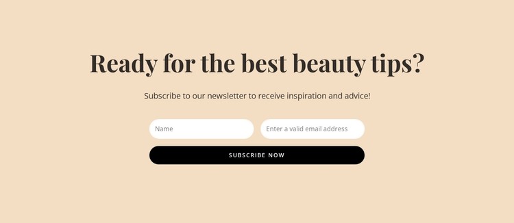 Secret beauty tips WordPress Theme