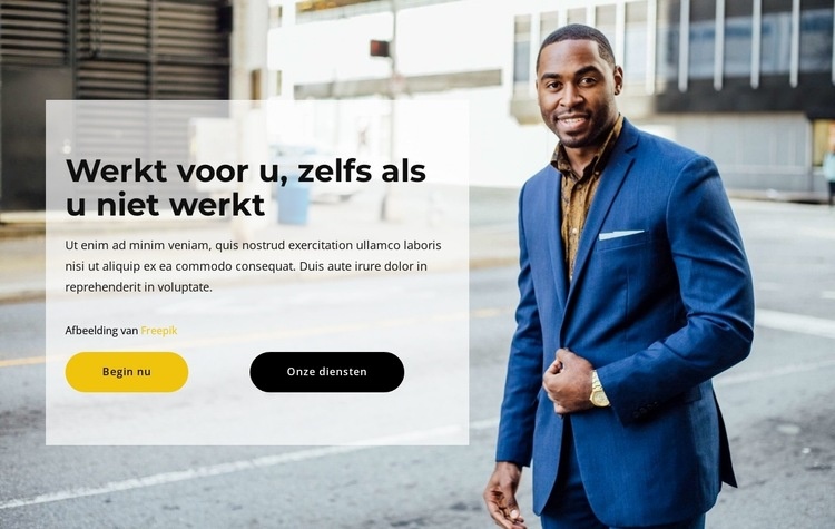 Forum van specialisten Website mockup