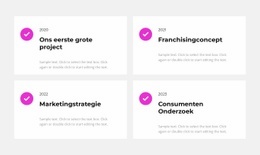 Siteontwerp Voor Statistieken Voor 4 Jaar