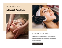 Exceptional Beauty Treatments - One Page Design
