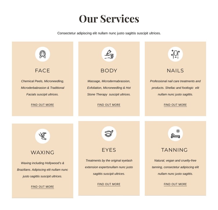 Aesthetics treatments CSS Template