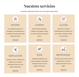 Tratamientos De Estetica - Diseño Responsivo