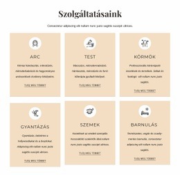 Esztétikai Kezelések – E-Kereskedelmi Webhely