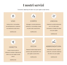 Trattamenti Estetici Modello CSS Premium