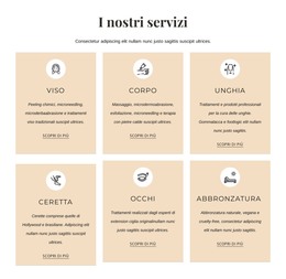 Trattamenti Estetici - Modello Di Pagina HTML