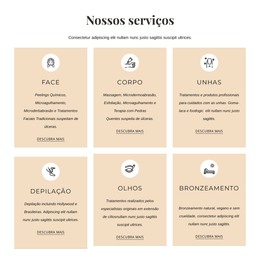 Tratamentos Estéticos - Modelo De Página HTML