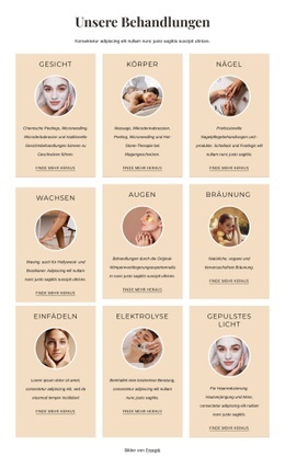 Mehrzweck-HTML5-Vorlage Für Luxusbehandlungen