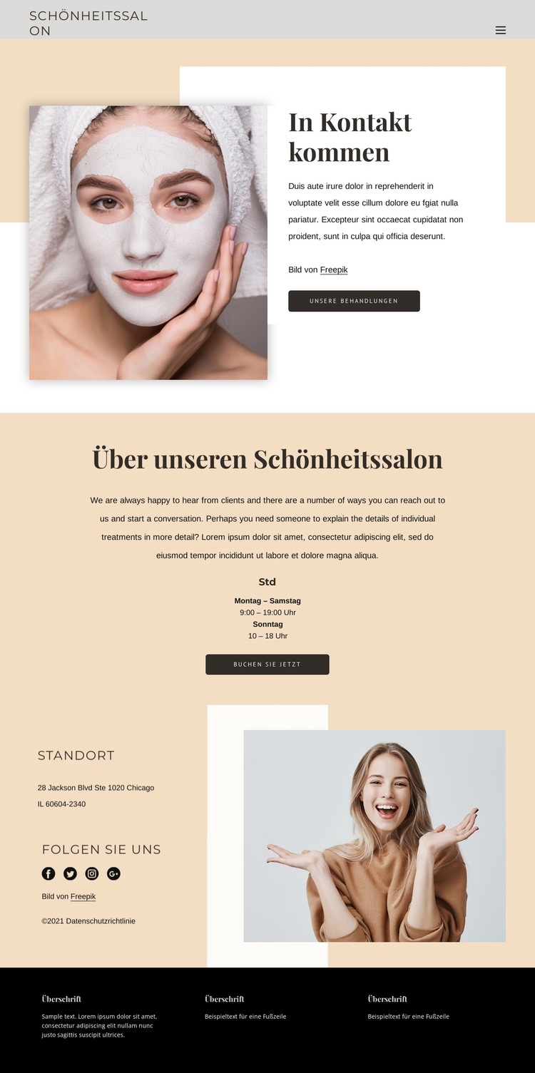 Wie man in ästhetische Behandlungen einsteigt WordPress-Theme