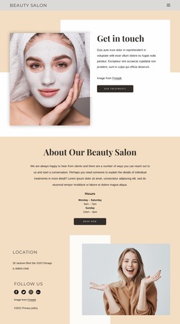 How To Get Into Aesthetic Treatments - HTML Builder Drag And Drop