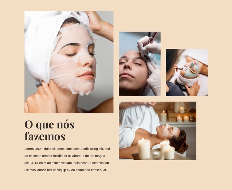 Peeling de pele avançado Modelo