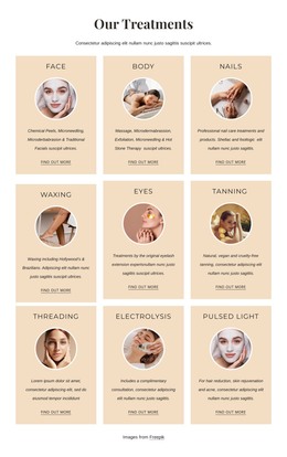 Luxury Treatments - Drag & Drop WordPress Theme