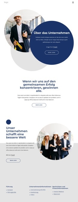 Infrastruktur Aufbauen Website-Vorlagen